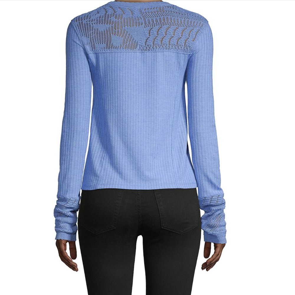 Free People Pointelle Ribbed Top - Picture 2 of 2